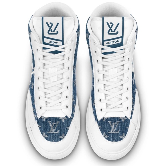 LOUIS VUITTON | Denim Charlie Sneaker Boot - Picture 5 of 9
